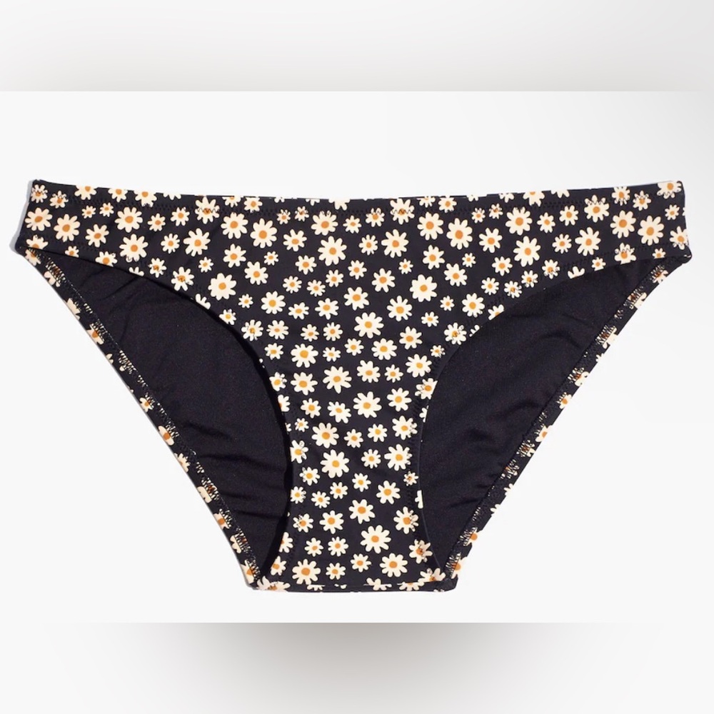 NWT Madewell Second Wave Classic Bikini Bottom in Mod Daisies